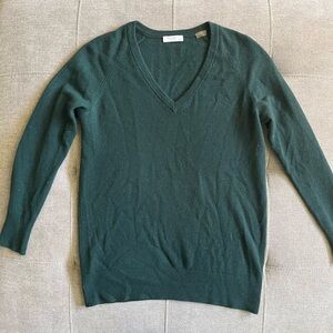 Equipment XS Cashmere Forest Green Asher Sweater